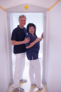 Nein, die üben nicht für Let's dance, die stellen sich nur in Pose für ein Bild